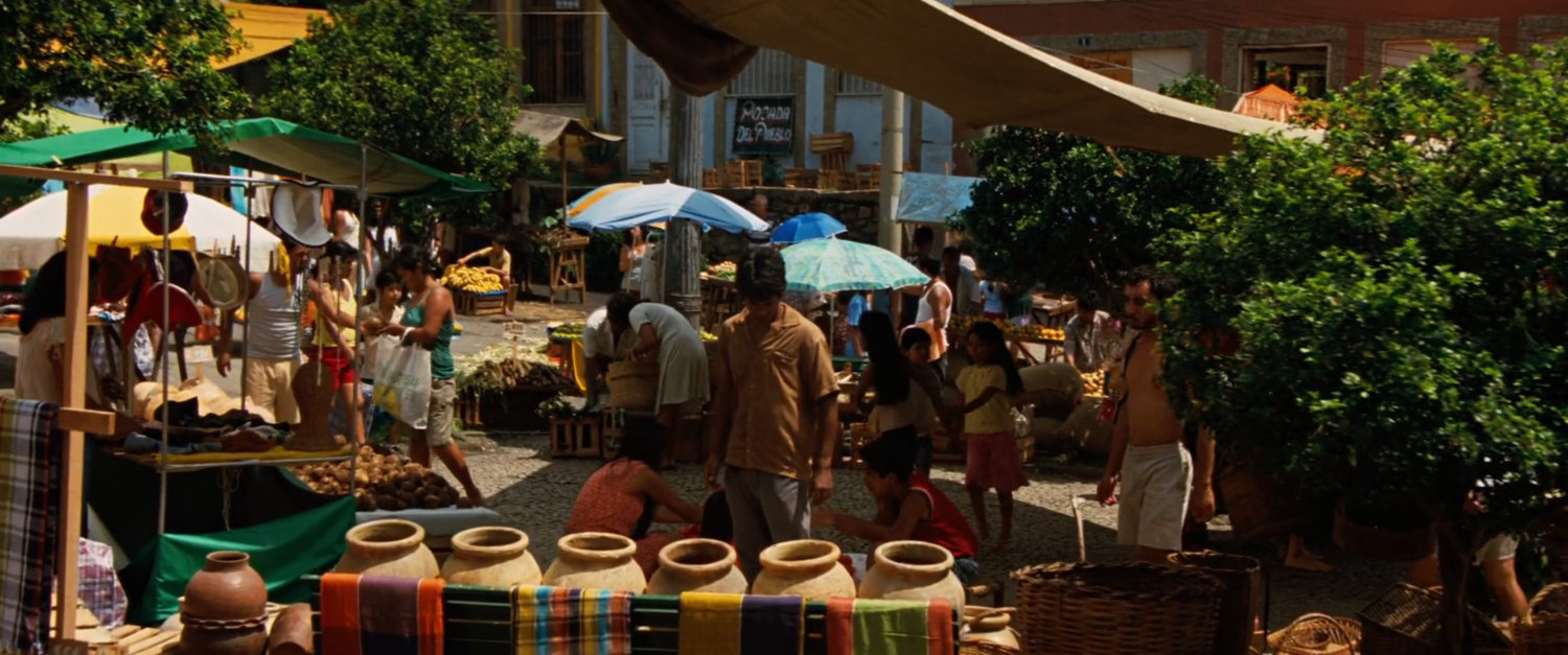 An open air market in Mexico.