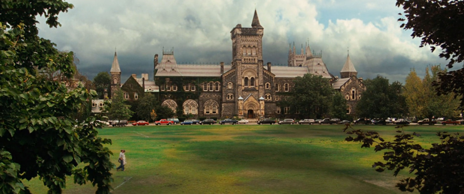 Exterior of Culver University with main building and large grassy lawn.