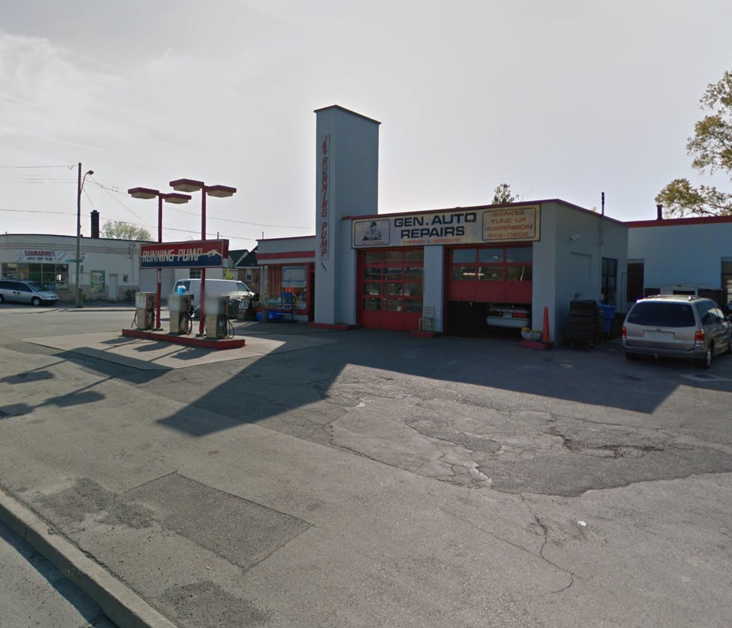 Google Maps street view of gas station.