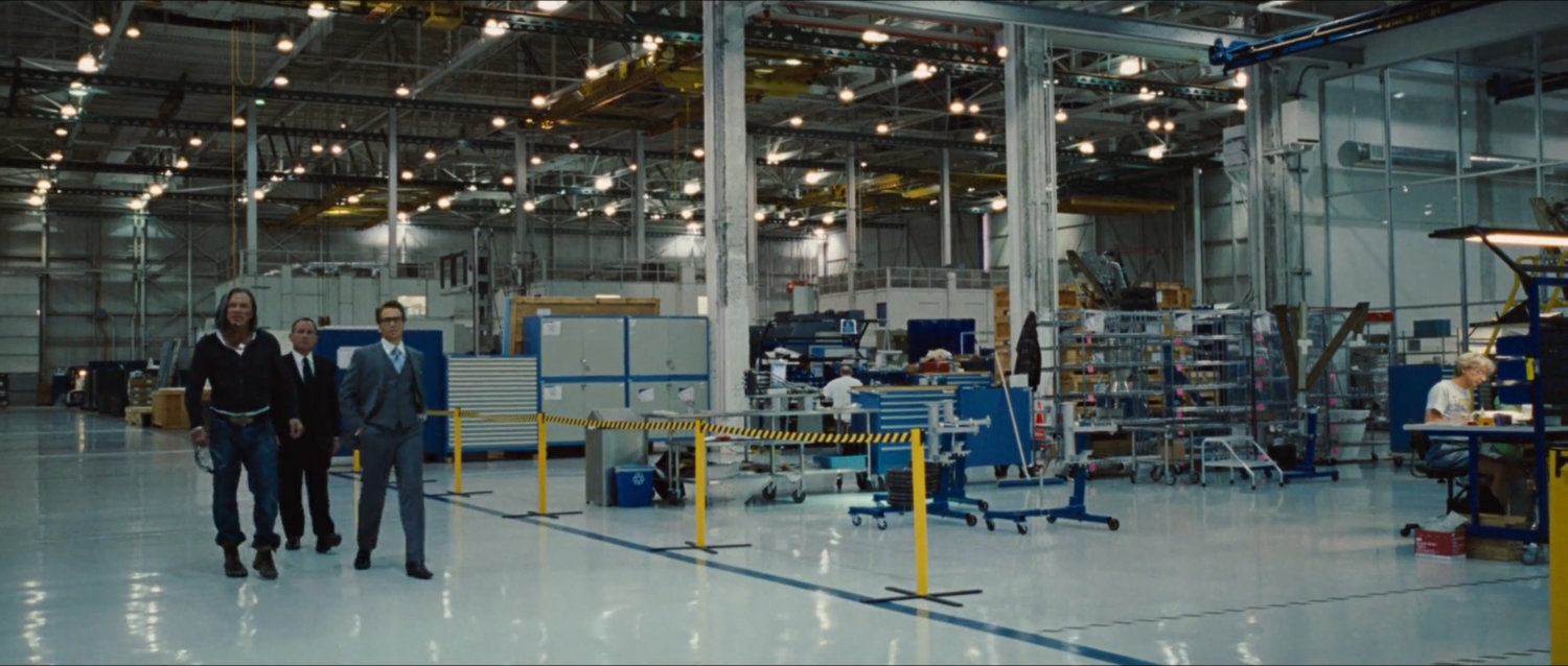 Interior of Hammer Industries warehouse.