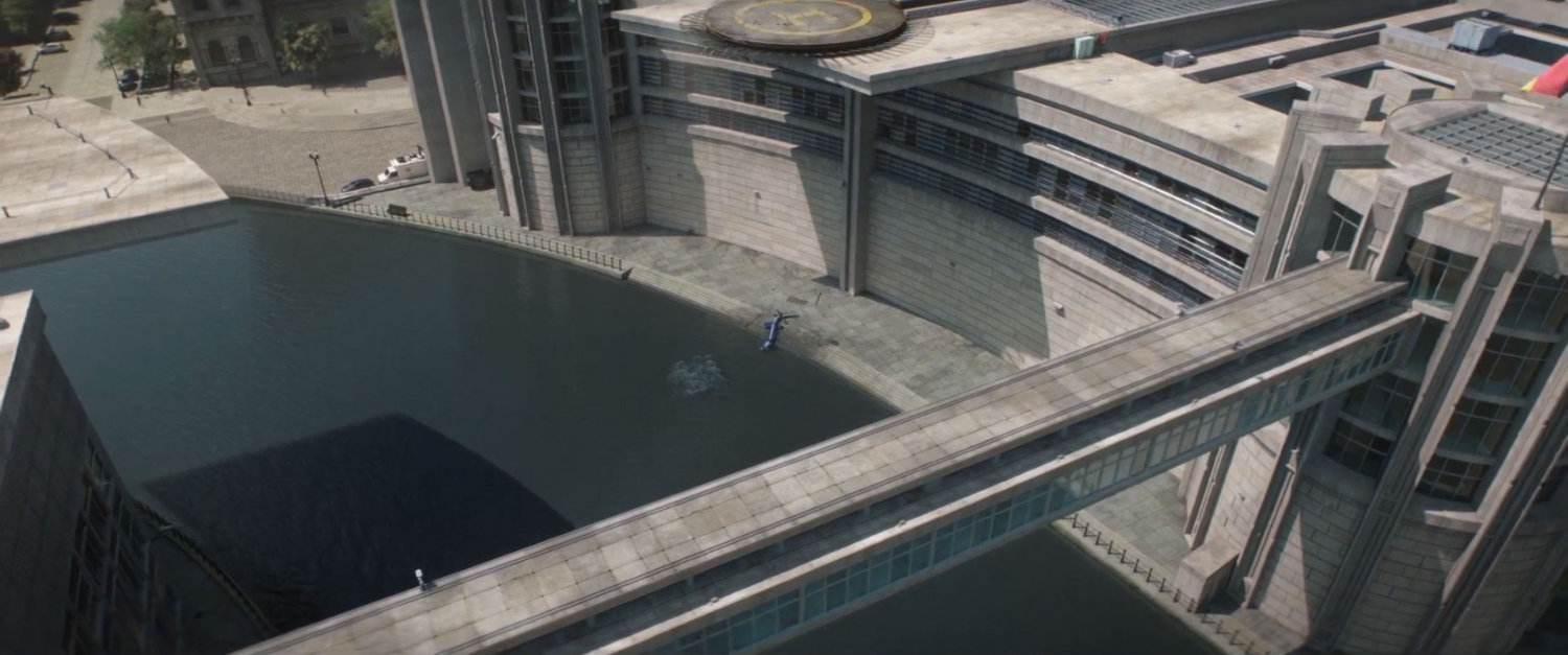 Aerial view of Joint Counter Terrorist Centre.