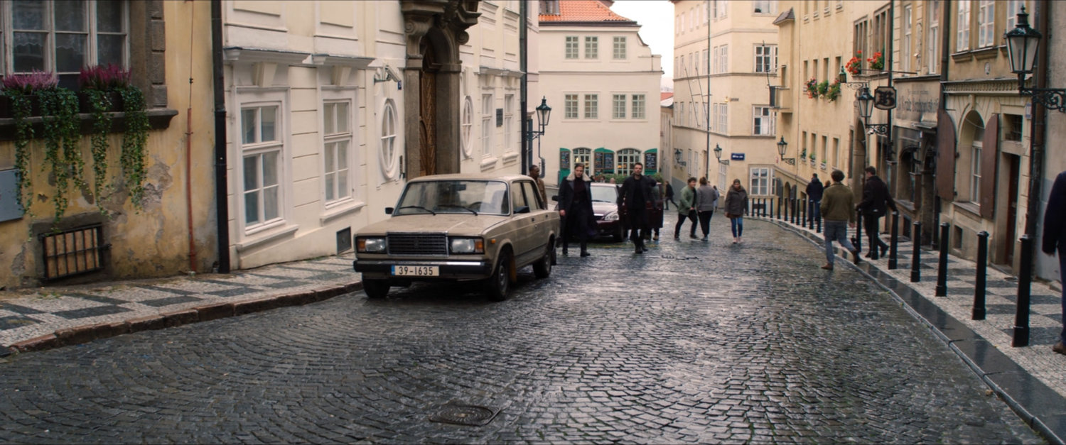 View down Latvian street.