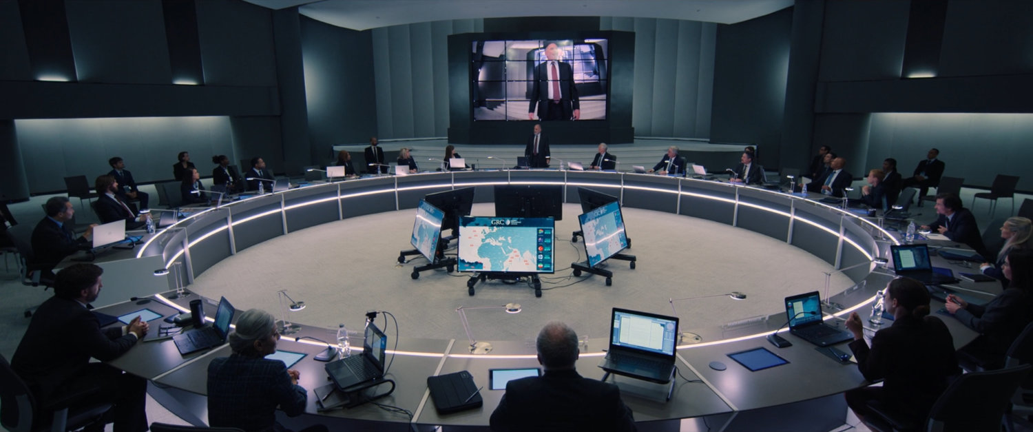 Interior of GRC Council Chamber.