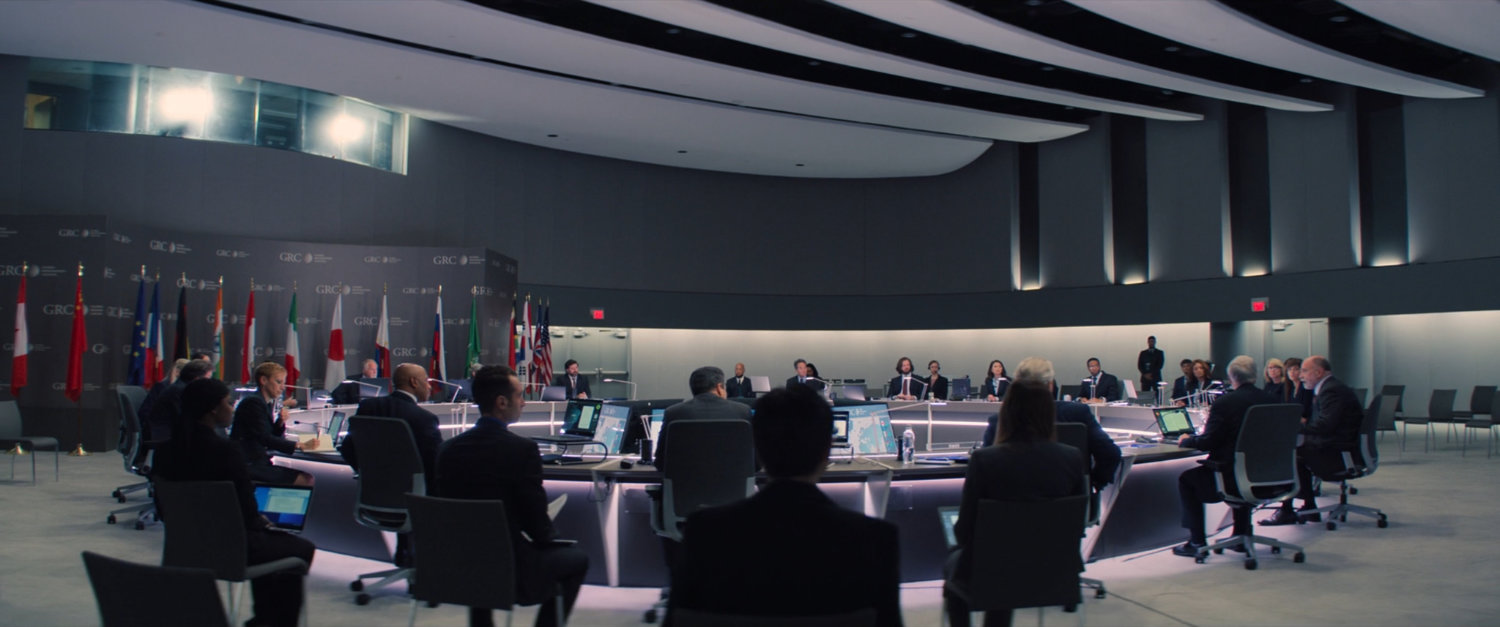 Interior of GRC Council Chamber.