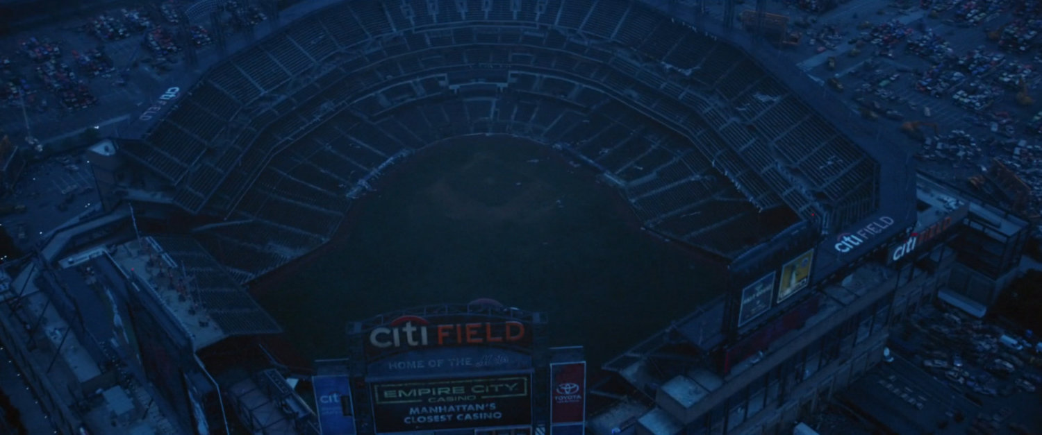 A dilapidated CitiField stadium.