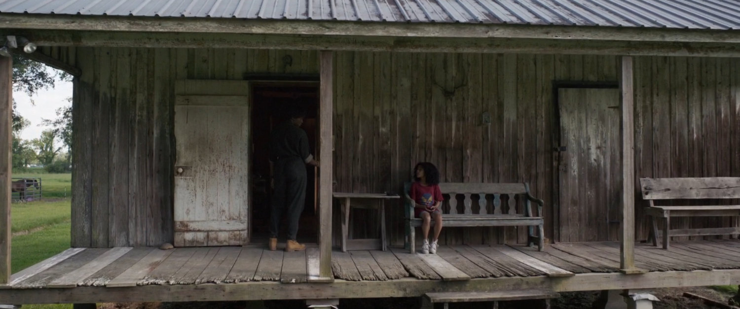 Exterior of Maria Rambeau's shed.