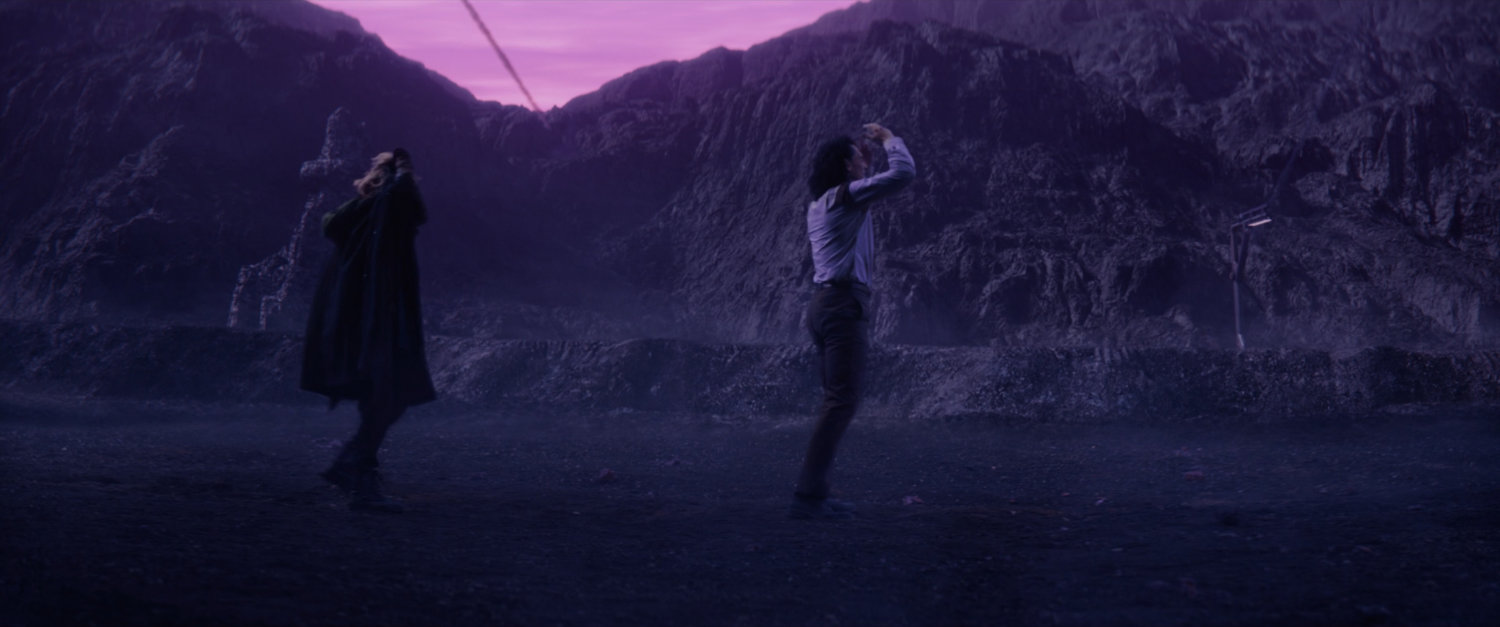 Loki and Sylvie walking on Lamentis-1.