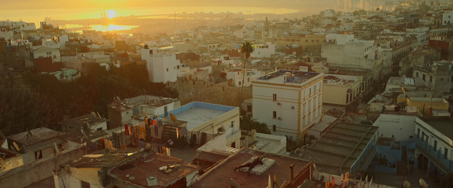 Aerial view of Morocco.