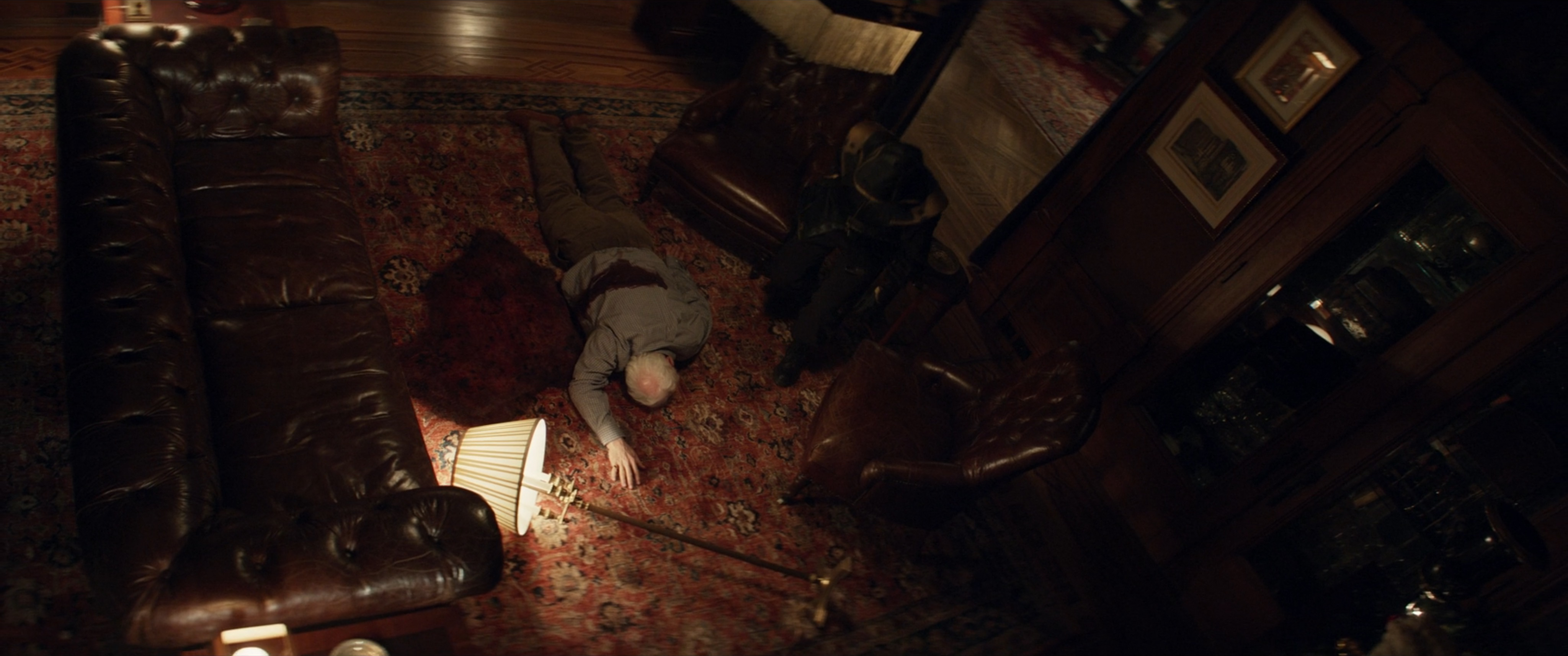 Kate finds Armand dead on the floor of his Brownstone.