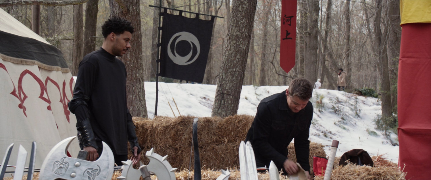 Grills and Clint at the NYC Larper event in Central park.