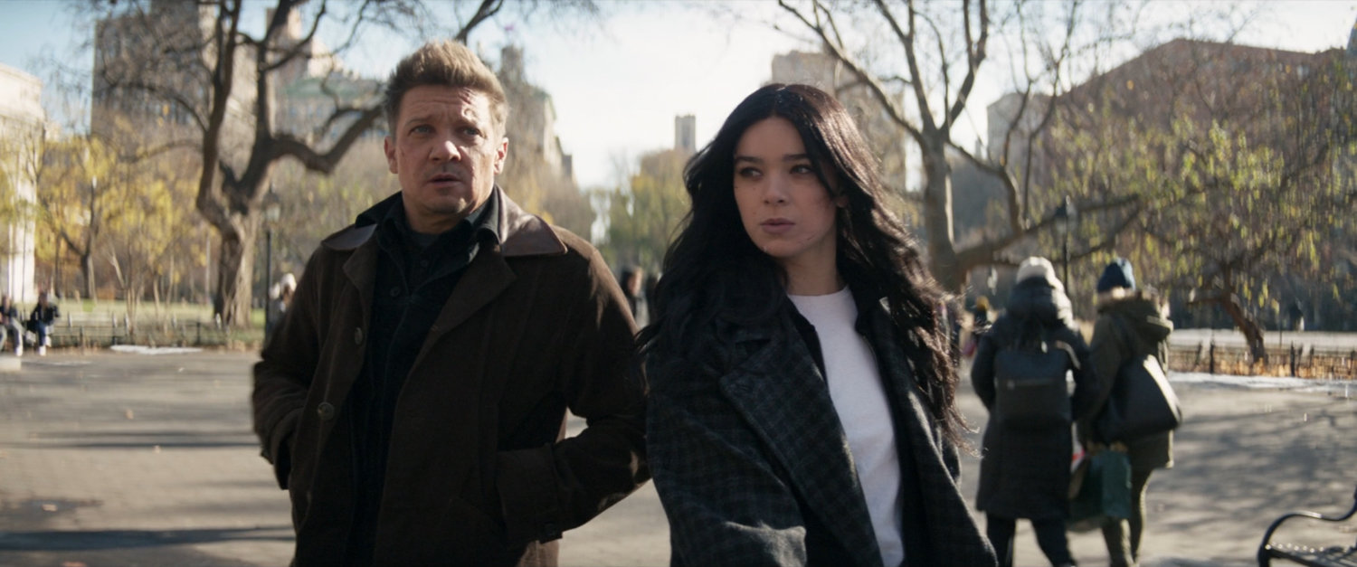 Clint and Kate in Washington Square Park.