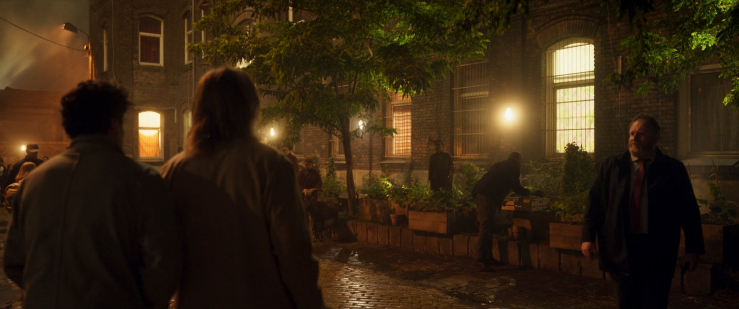 Steven and Harrow outside Ammit's enclave.