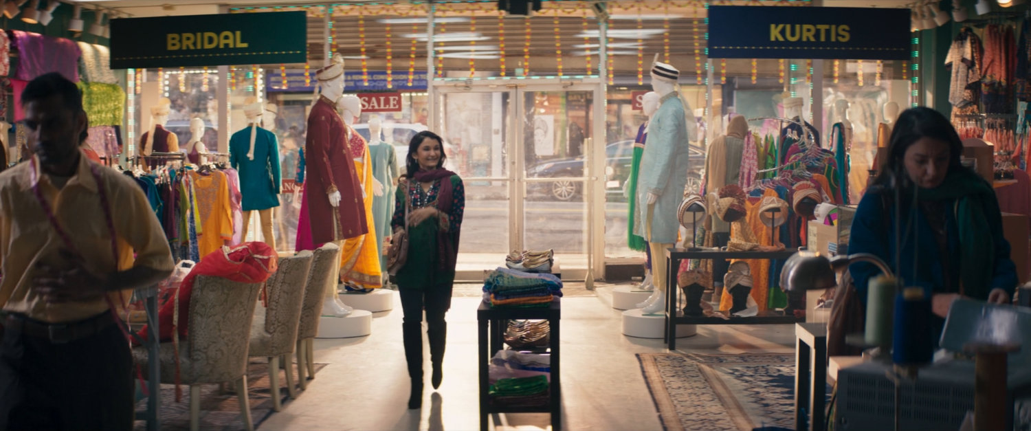 Interio of Saeed Fashions store.
