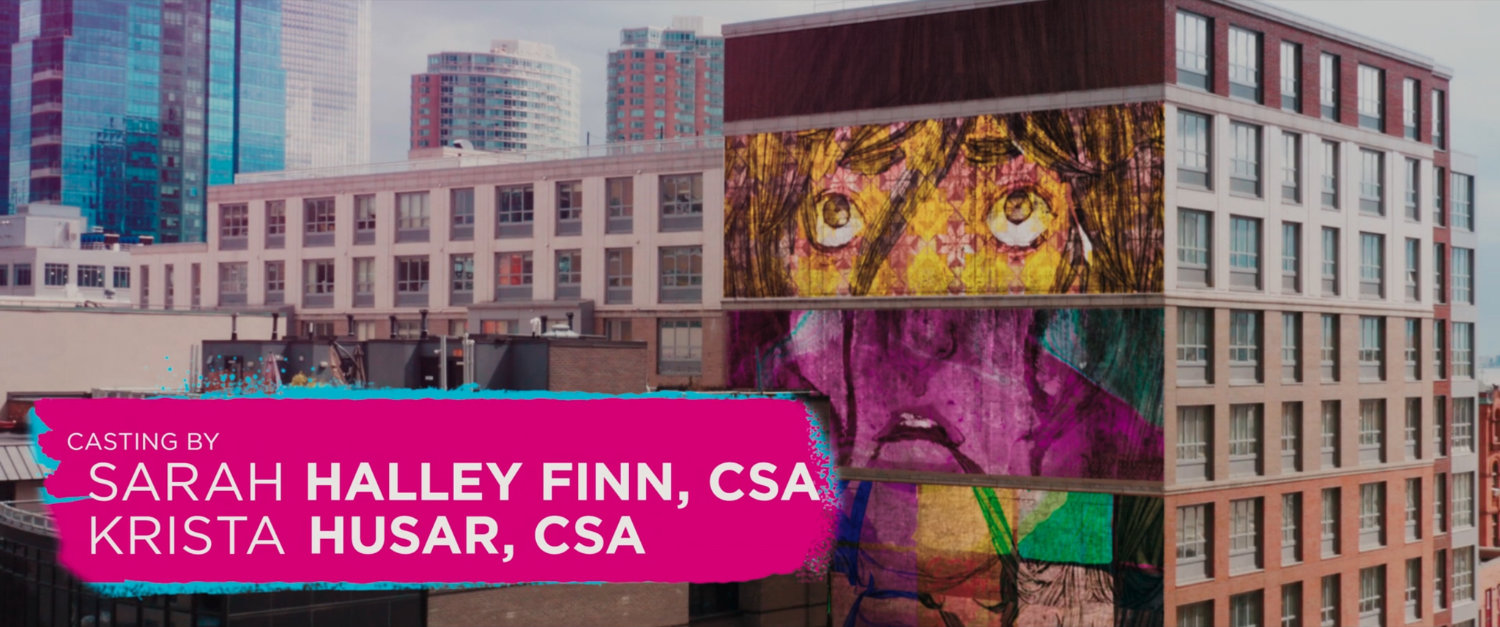 Ms Marvel end credit screen: Industrial Building (Text: Casting by Sarah Halley Finn CSA / Krista Husar CSA)