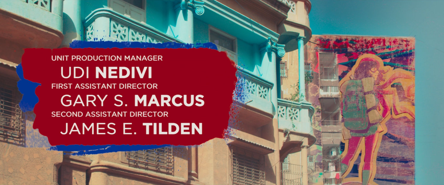 Ms Marvel end credit screen: Balconies (Text: Unit Production Manager Udi Nedivi / First Assistant Director Gary S Marcus / Second Assistant Director James E Tilden)
