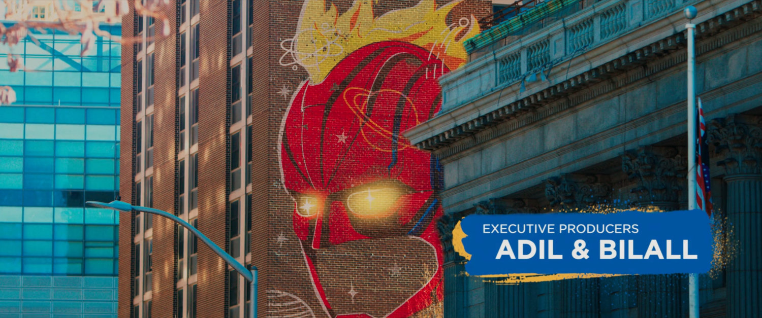 Ms Marvel end credit screen: Post Office (Text: Executive Producers Adil & Bilall)