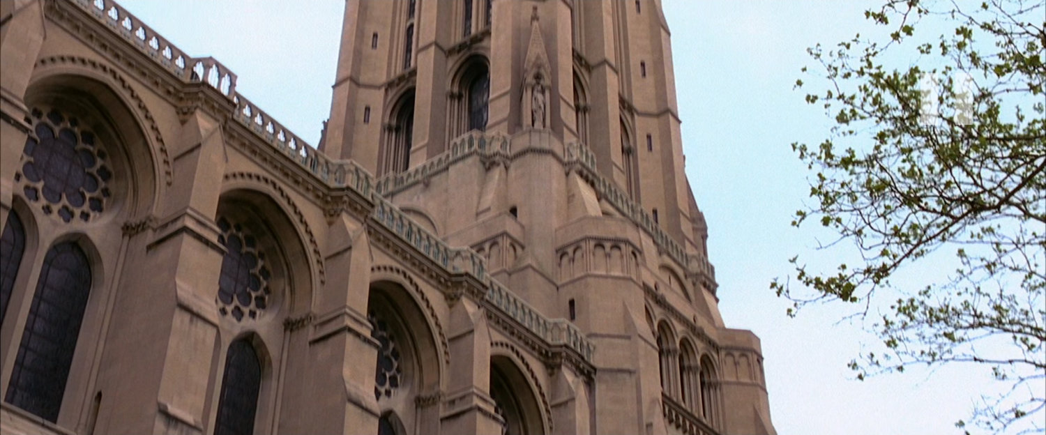 Exterior New York church.