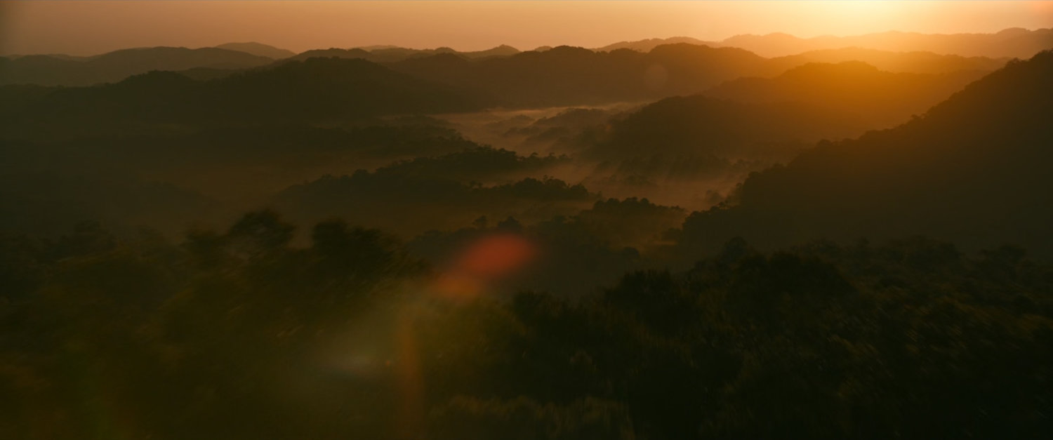 The mist covered hills of Wakanda.