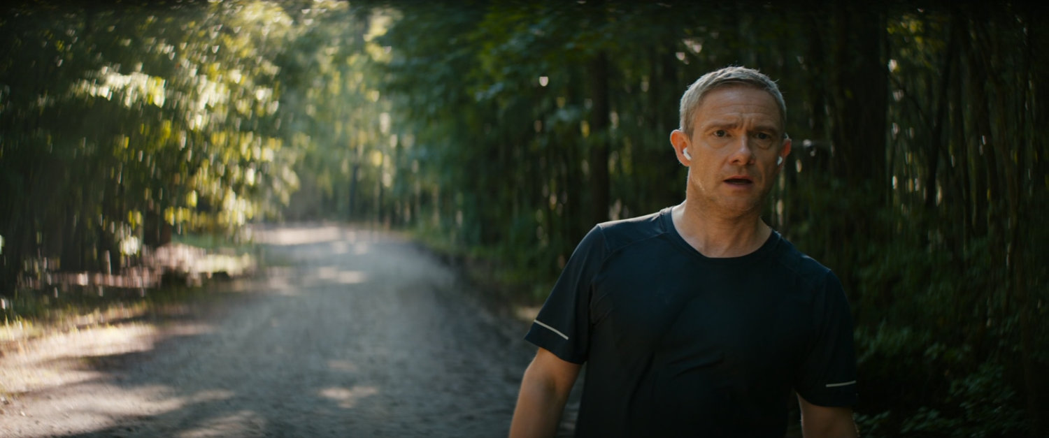 Everett Ross in the woods.