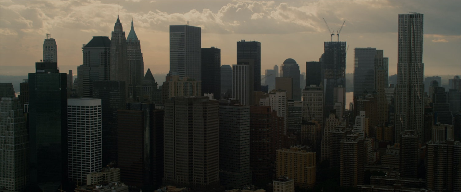 Aerial view of New York city.