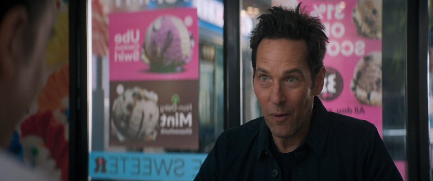 Scott Lang at Baskin-Robbins.