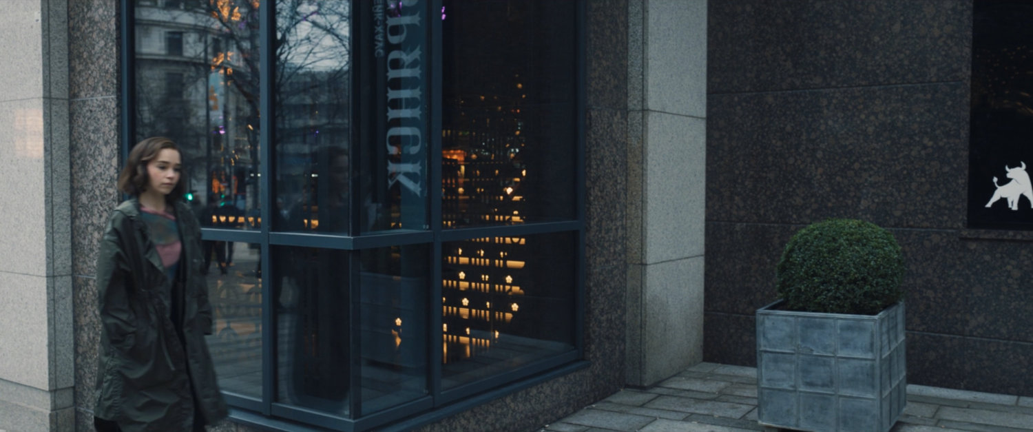 G'iah walking into a Moscow business square.