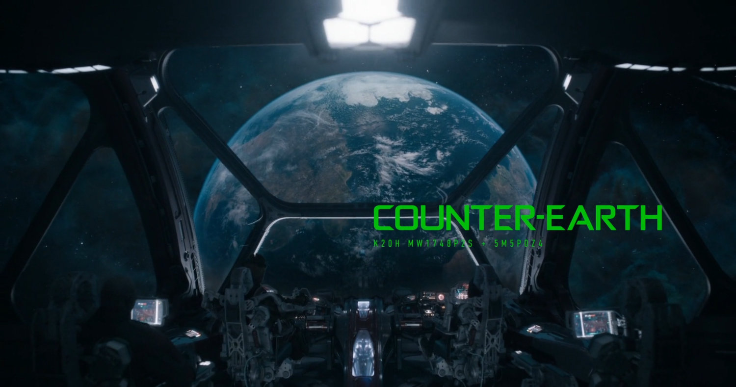 Counter-Earth as seen from space.