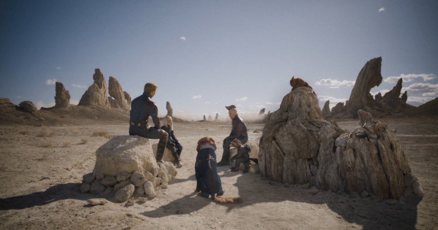 The new Guardians in a Krylor desert.