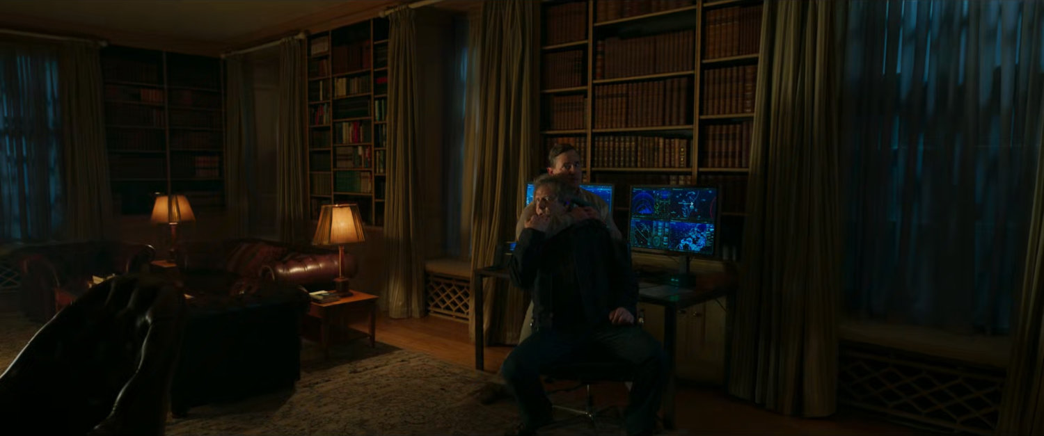 Talos held hostage inside Commodore Bob Fairbanks house.