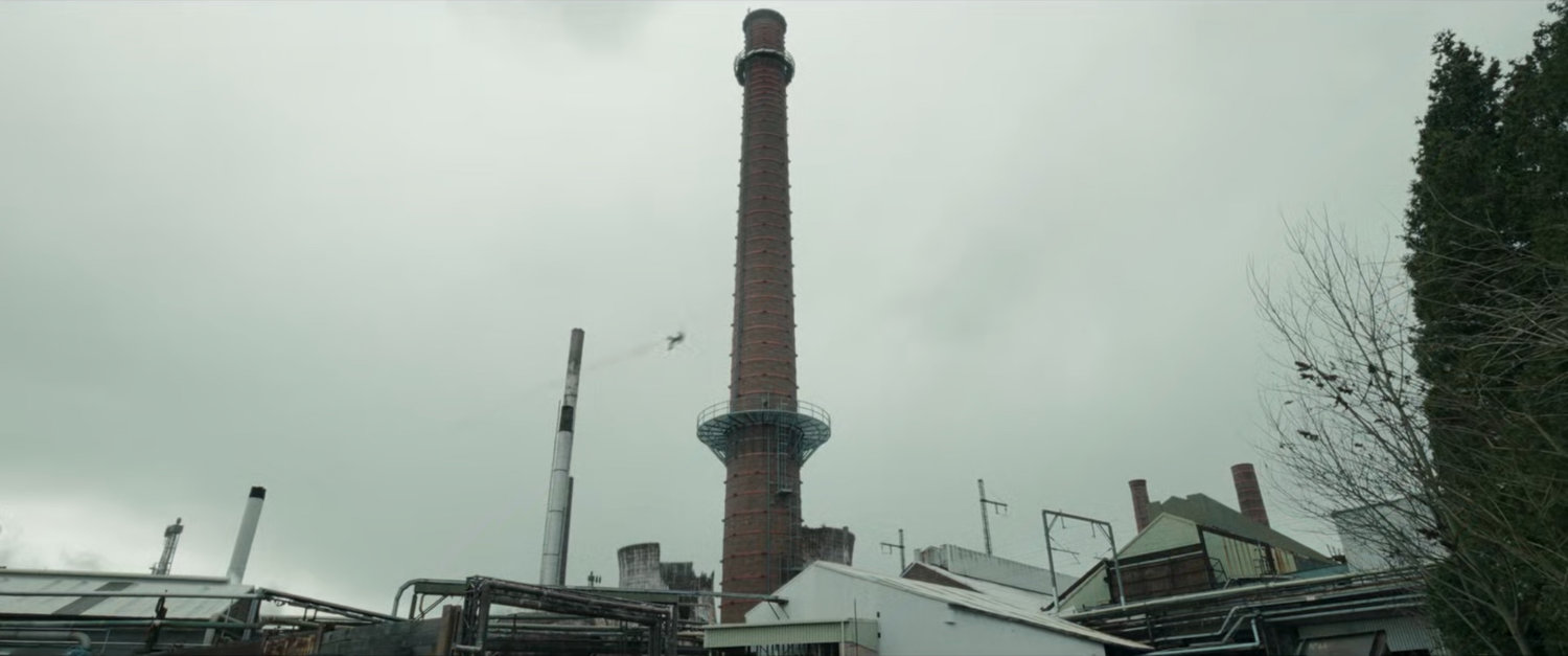A smokestack at New Skrullos.