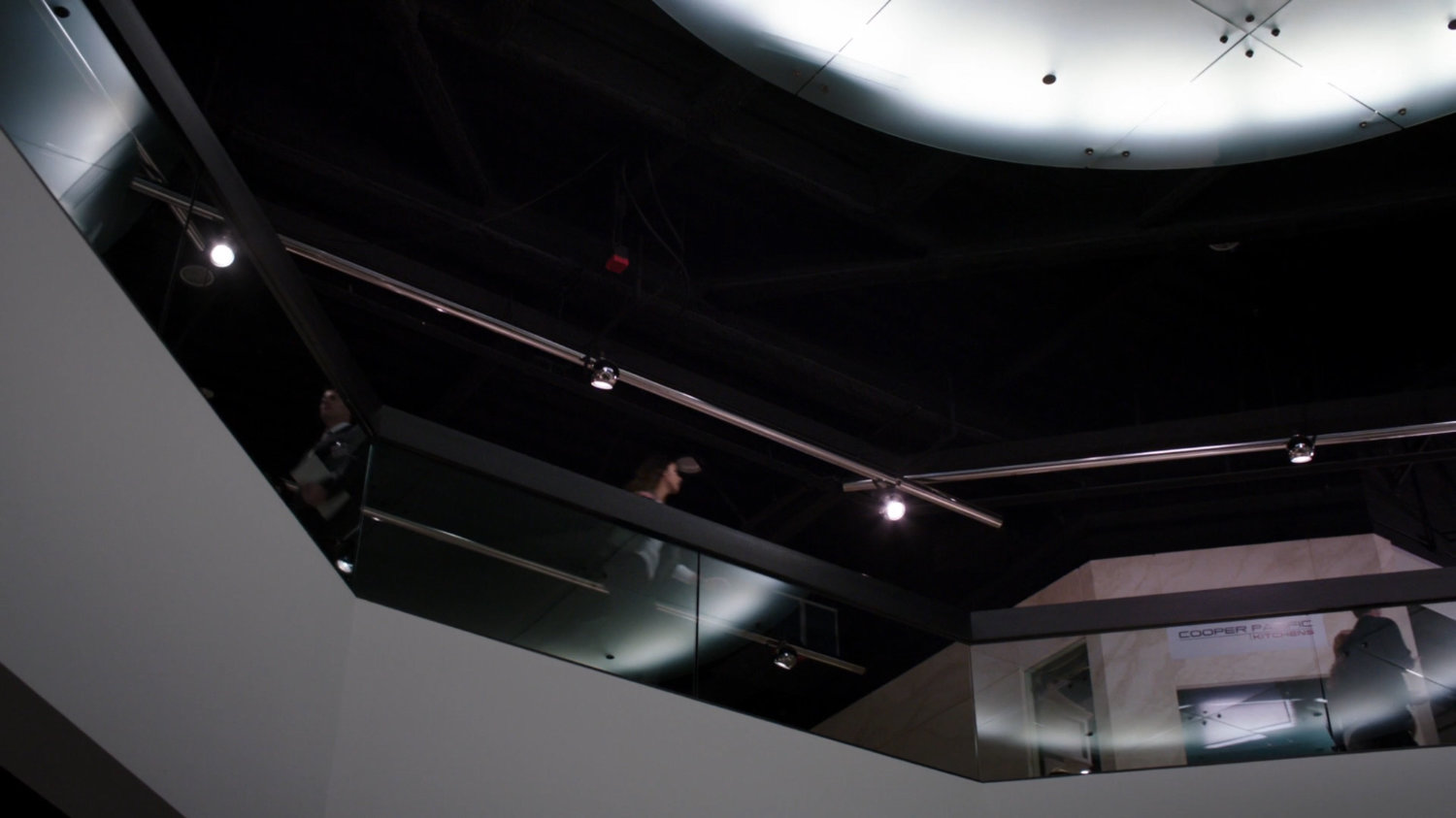Interior view of balcony in The Hub.