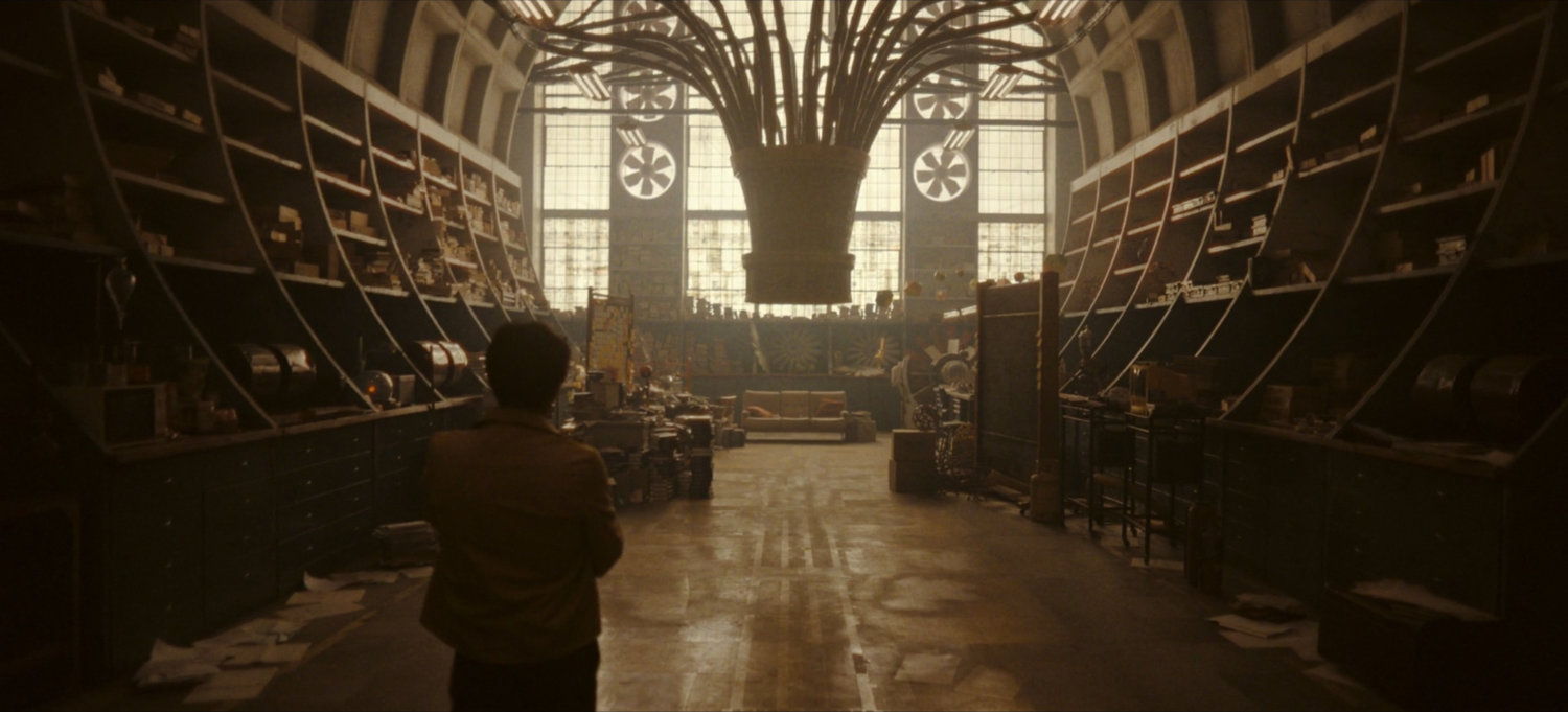 Interior of AD Doug's Lab inside old power plant.