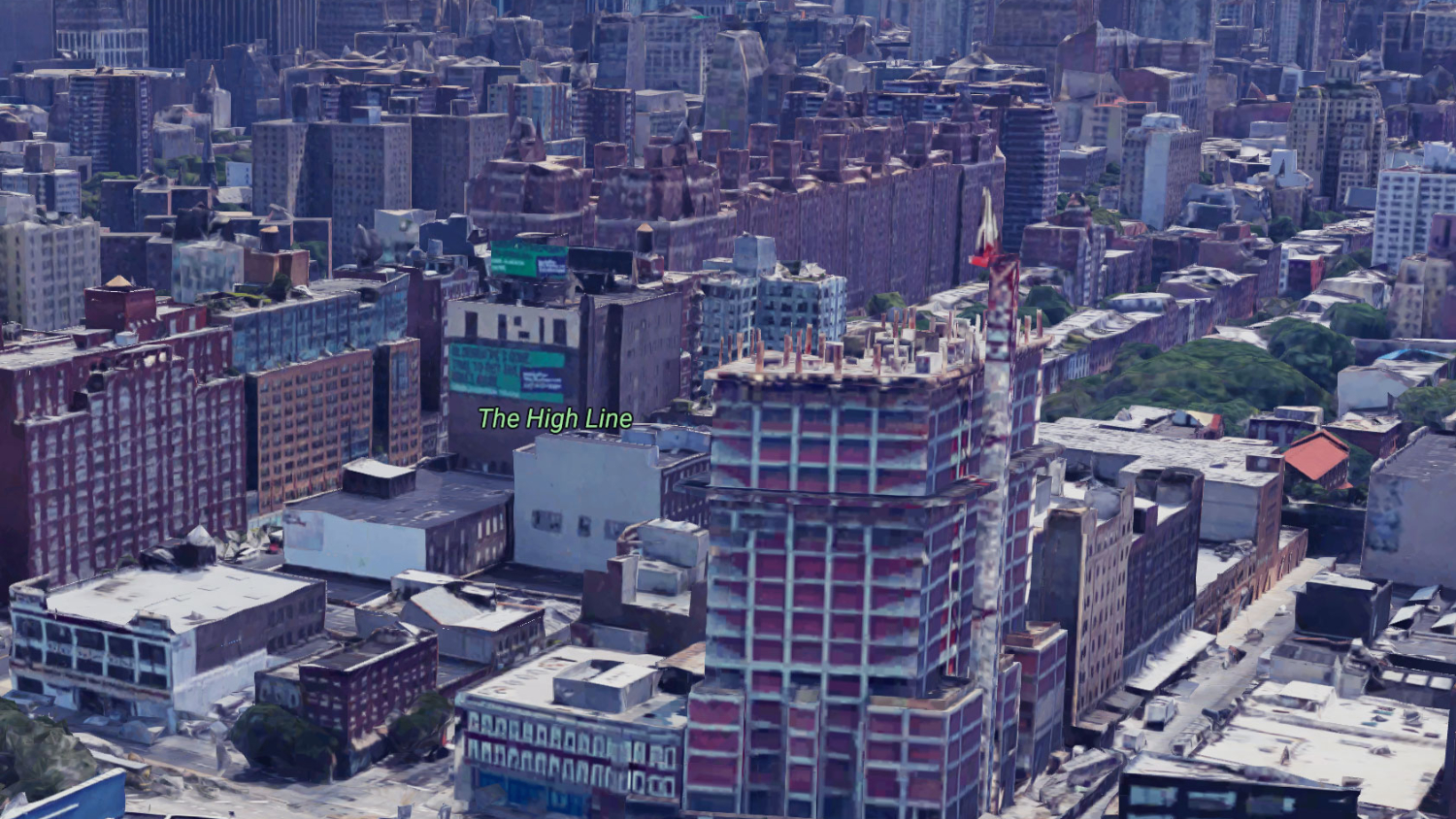 Google Map view of 555 W 21st Street circa 2014.