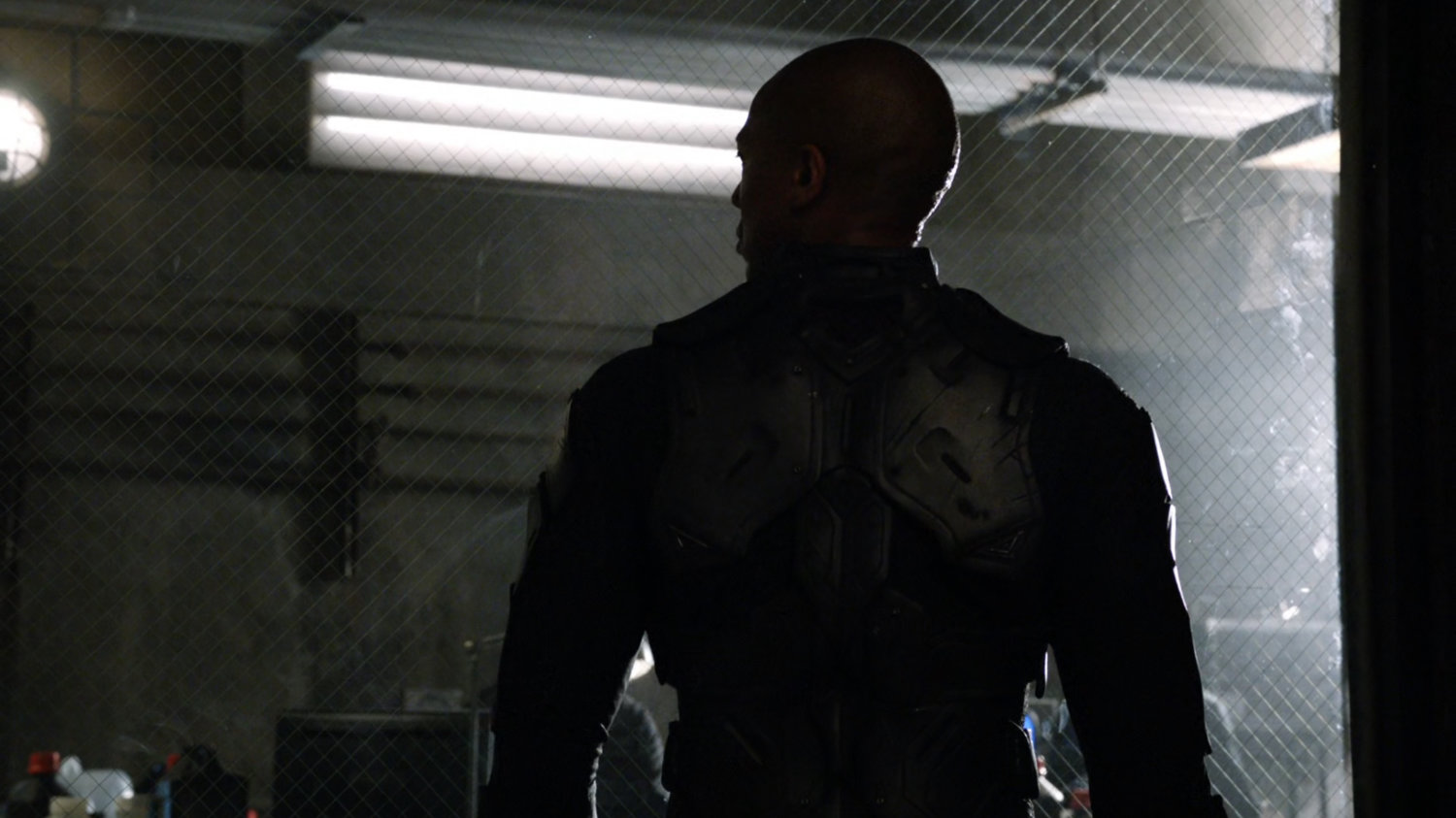 Deathlok in a HYDRA lab.