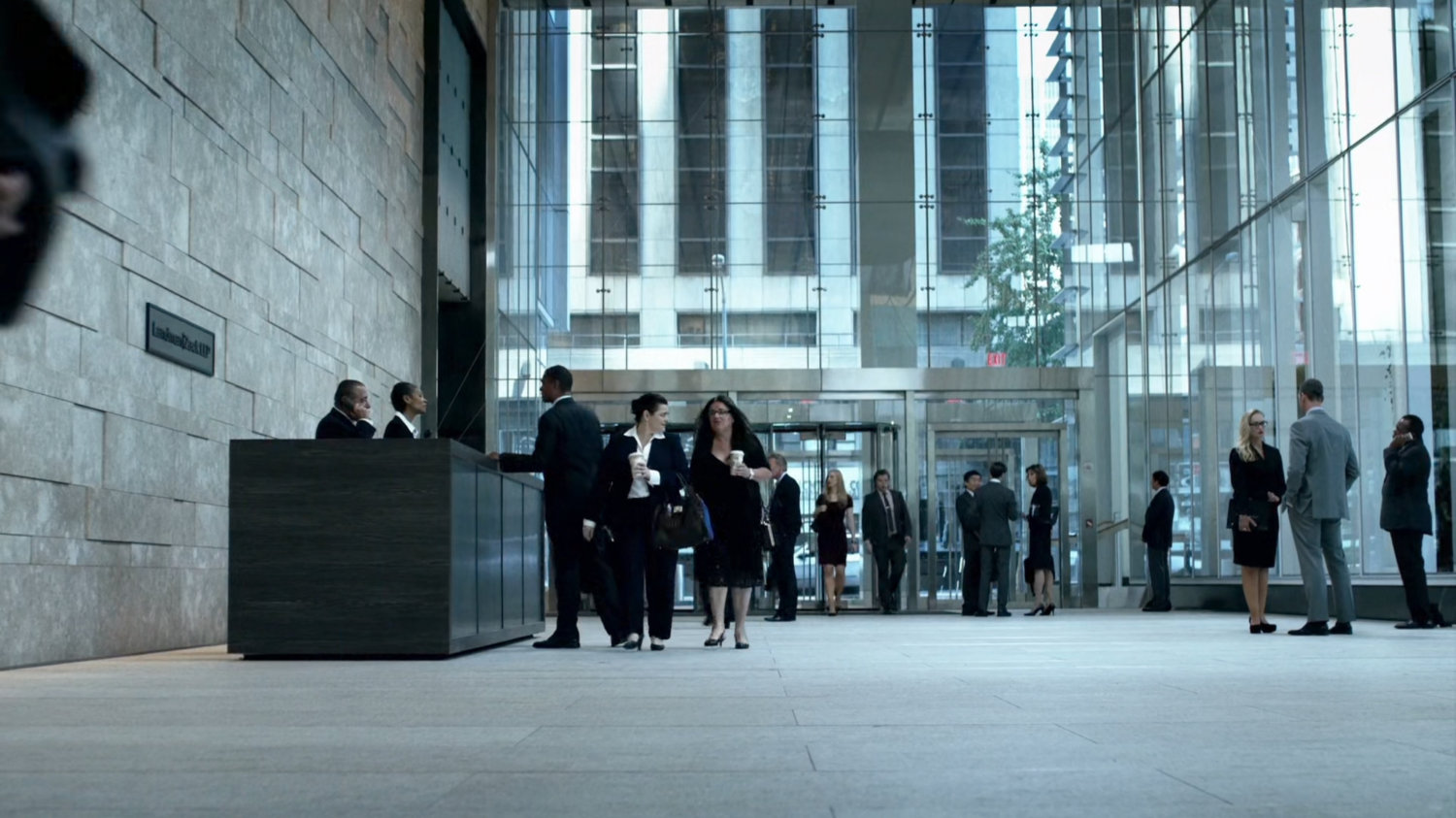 Interior of Landman and Zack lobby.