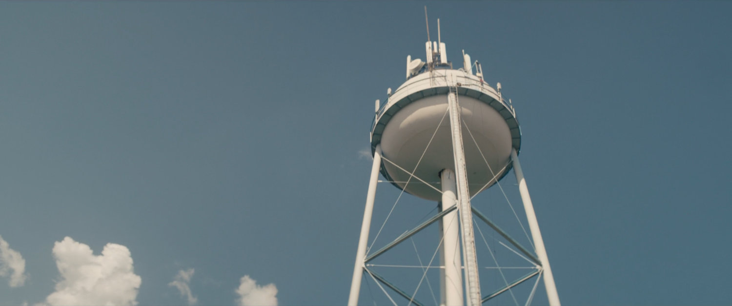 The Tamaha water tower.