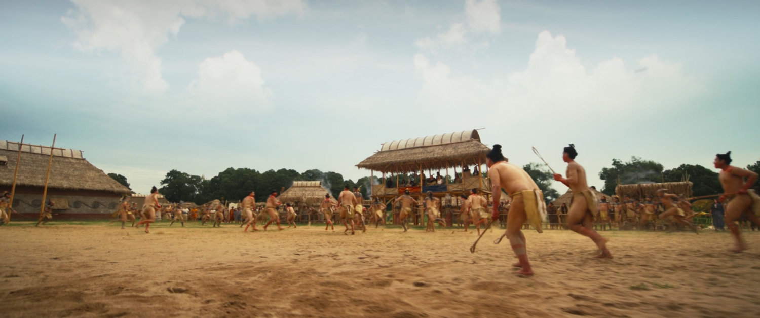 Choctaw stickball game, Alabama, 1200AD.