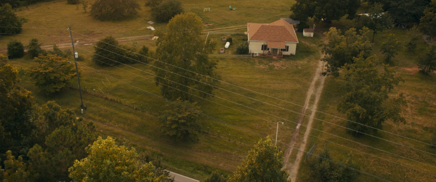 Aerial view of Lopez House.