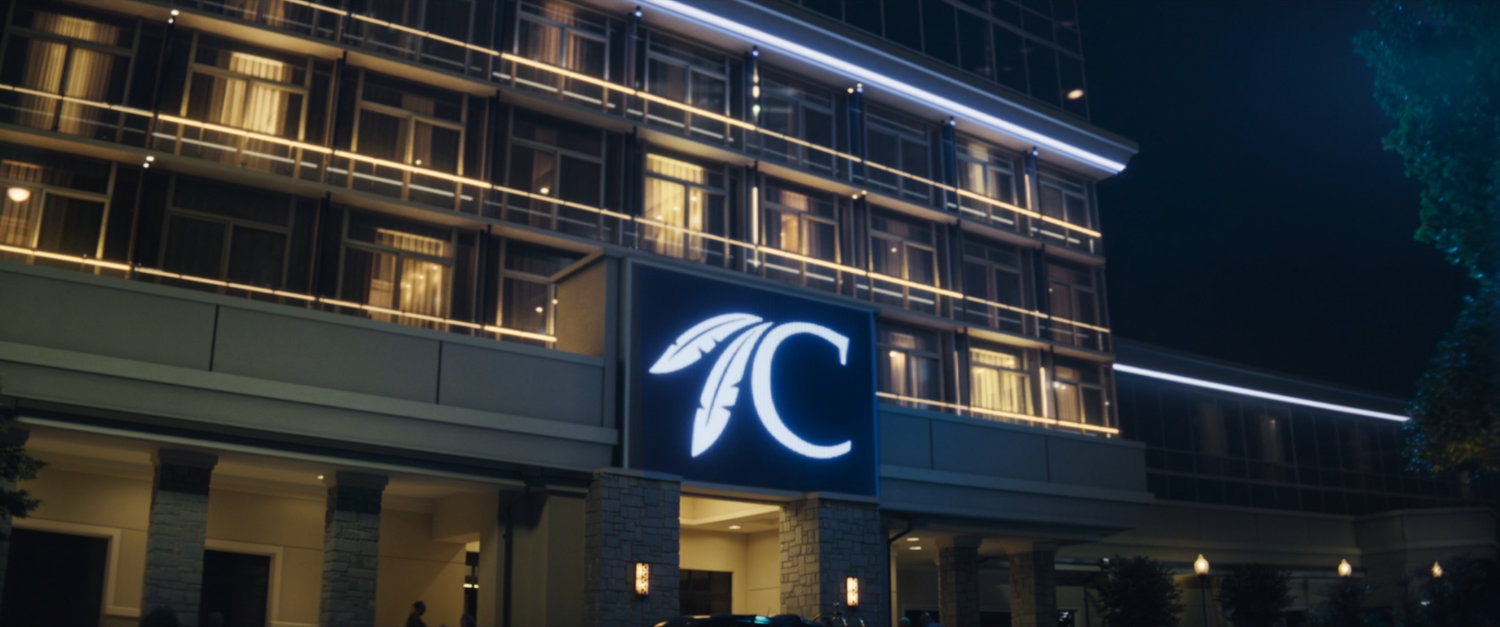 Exterior of the Choctaw Casino in Tamaha.