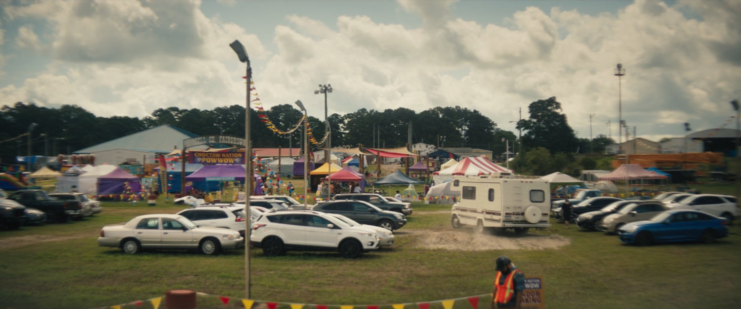 Wide view of the Choctaw Nation PowWow.