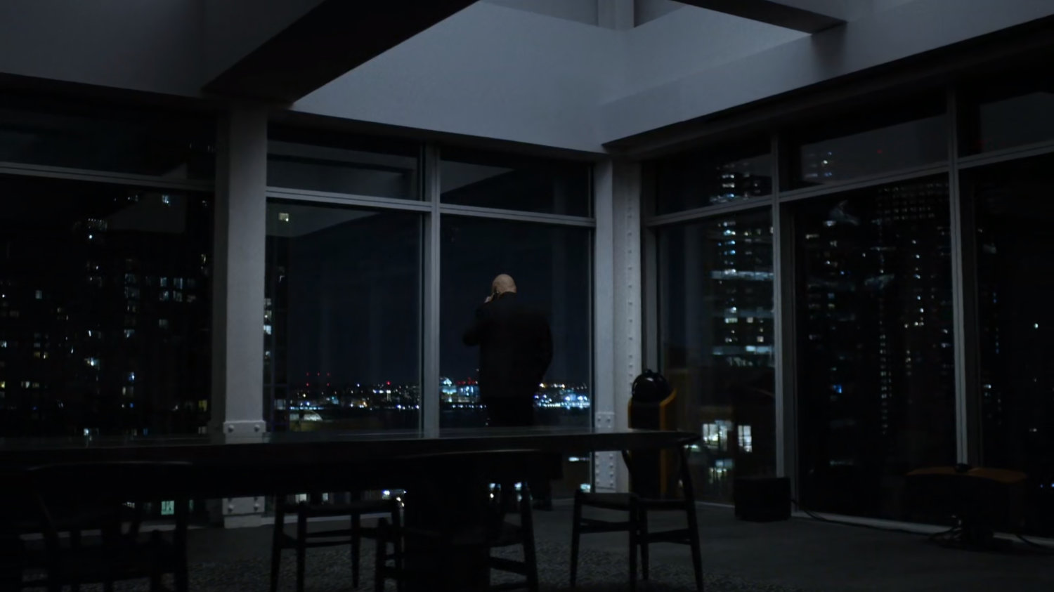 Wilson Fisk in his penthouse.