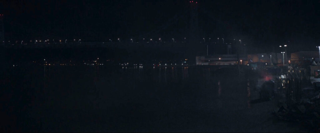 Stephen Strange's watery crash site near the harbor.