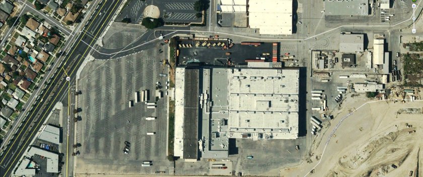 Satellite view of Downey Studios.