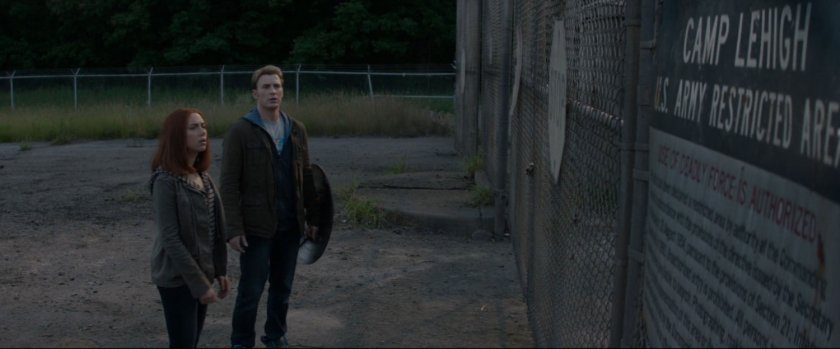 Steve and Natasha at the gates for Camp Lehigh.