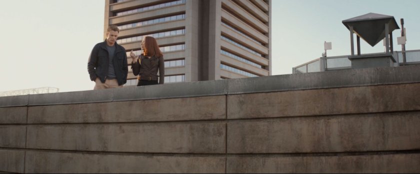 Steve and Natasha on a rooftop in Baltimore.