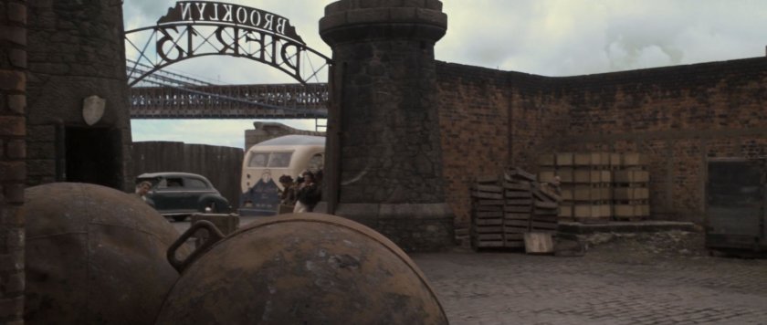 The gates to Pier 13.