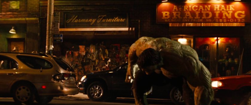 Hulk on a Harlem street.