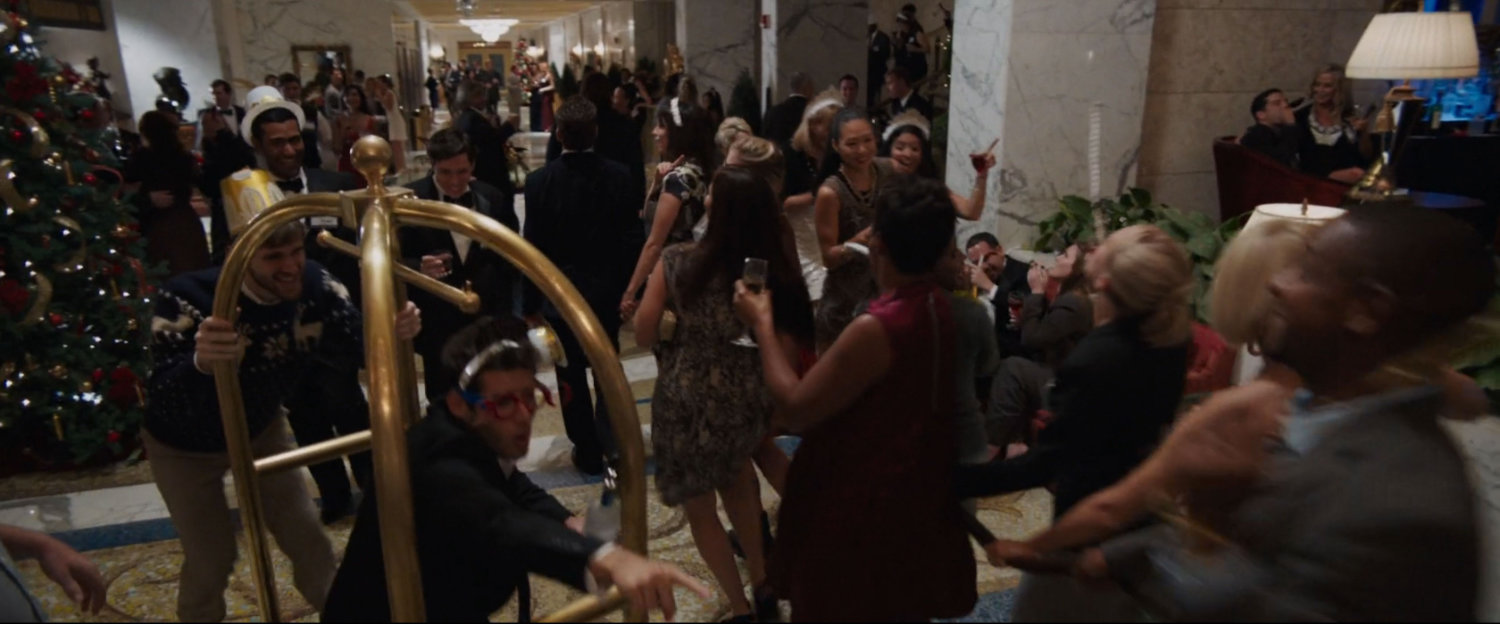 Interior of New Year's party in Hotel.