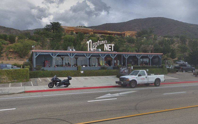 Street view of actual Neptune's Net restaurant.