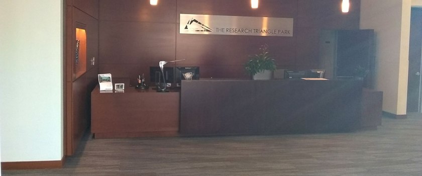 Image of filming location for Stark Industries executive wing lobby